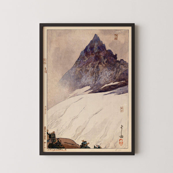 Hiroshi Yoshida — Yarigadake | Japanese Woodblock Print (Shin Hanga)