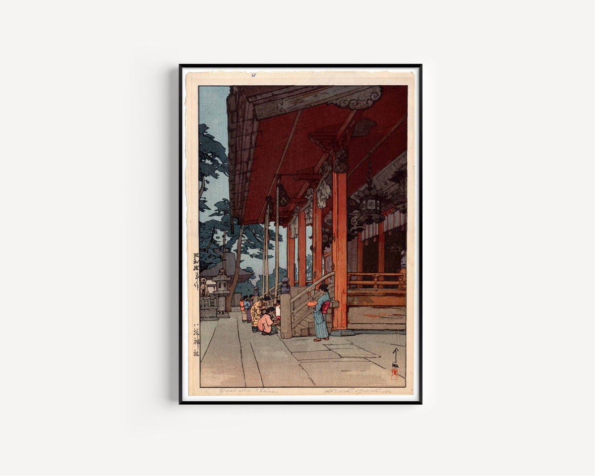 Hiroshi Yoshida — Yasaka Shrine | Japanese Woodblock Print (Shin Hanga) - 9ArtPrints