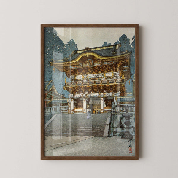 Hiroshi Yoshida — Yomeimon | Japanese Woodblock Print (Shin Hanga)