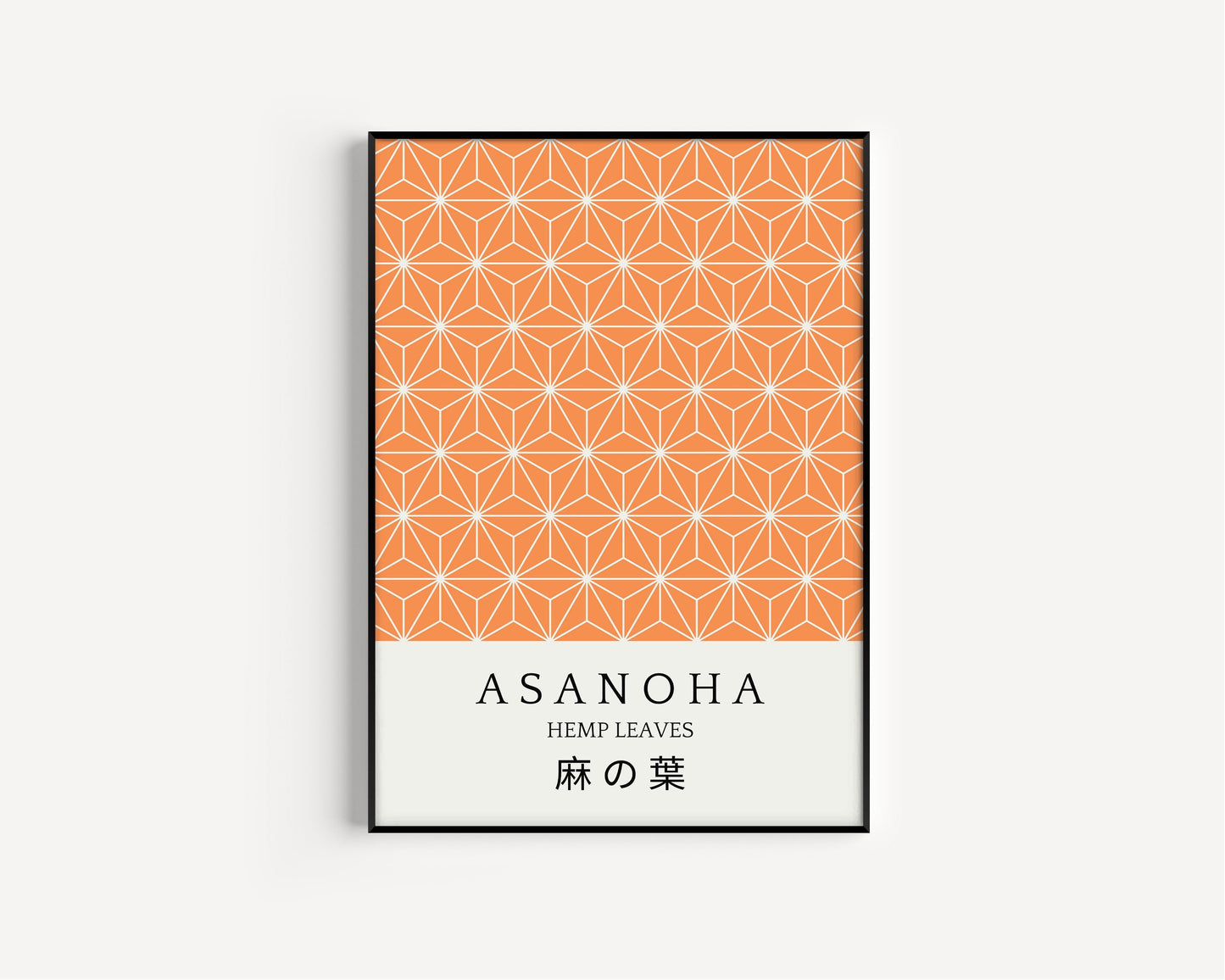 Japanese Patterns - Set of 2 Posters Asanoha Seigeiha
