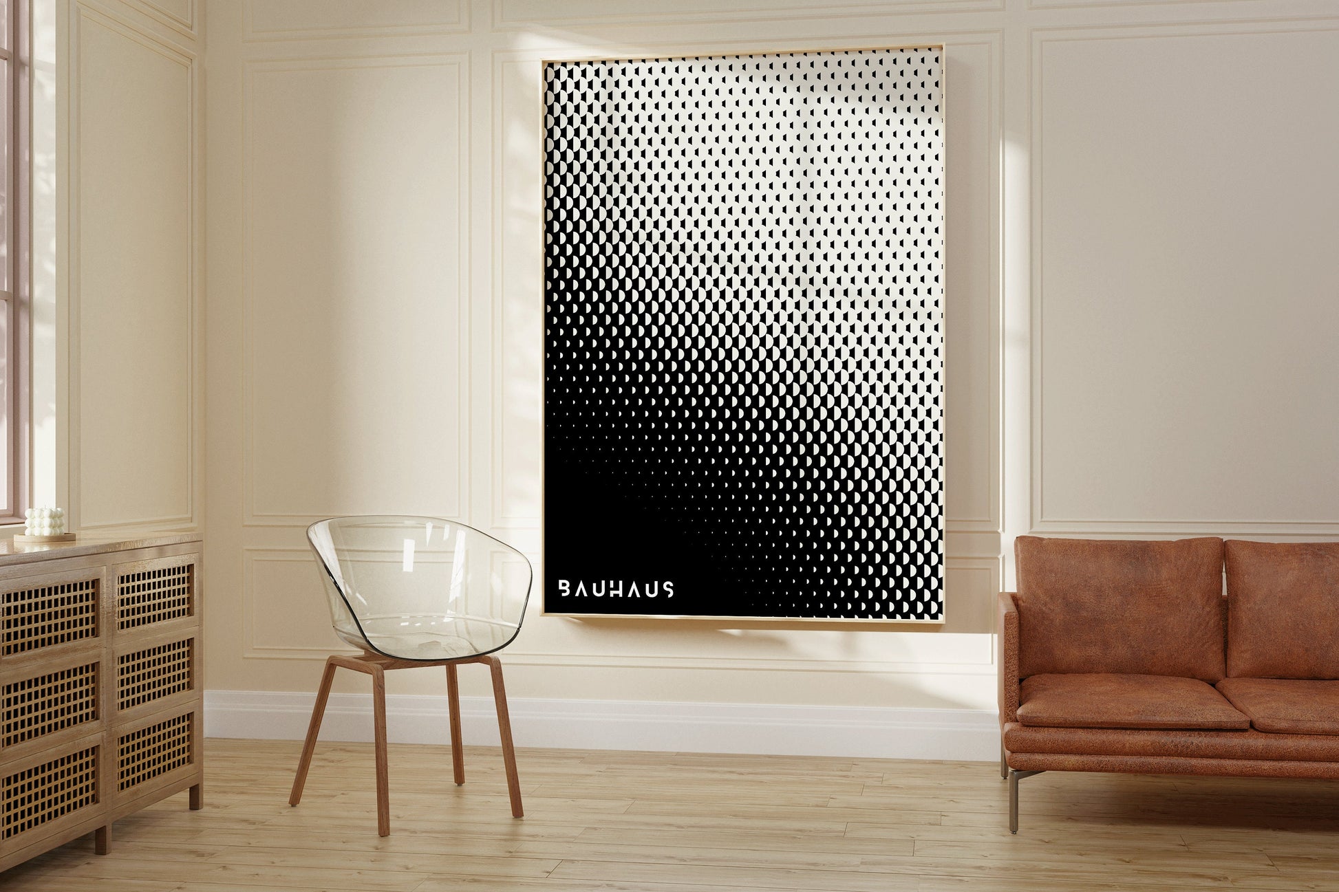 Bauhaus - Neutral Gradient Poster