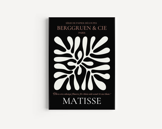 Henri Matisse - Leaf Poster Berggruen Cie Monochrome
