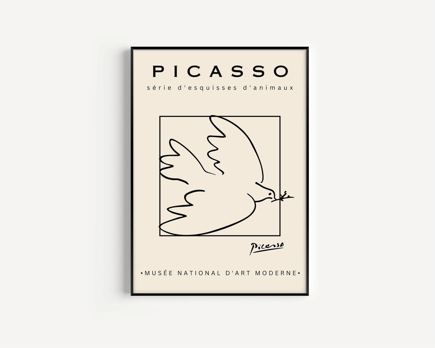 Pablo Picasso Dove Sketch