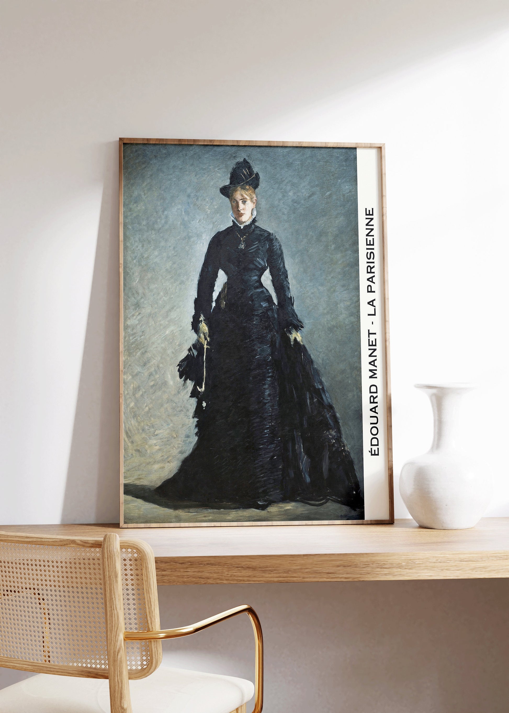 Edouard Manet La Parisienne Famous Print Manet Art Museum Art Poster Manet Impressionist Painting Impressionist Painting Woman in black