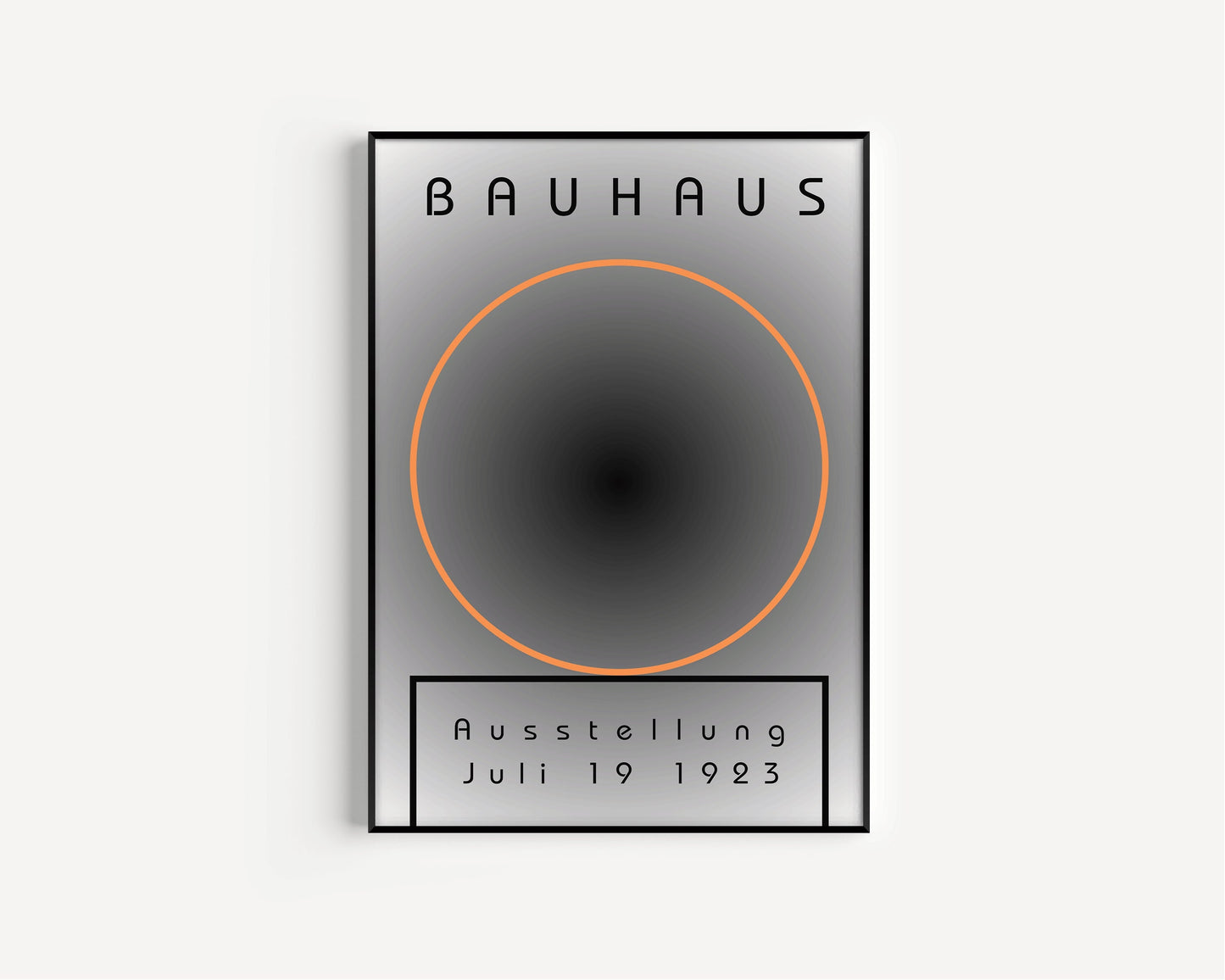 Bauhaus - Grey Orange Poster