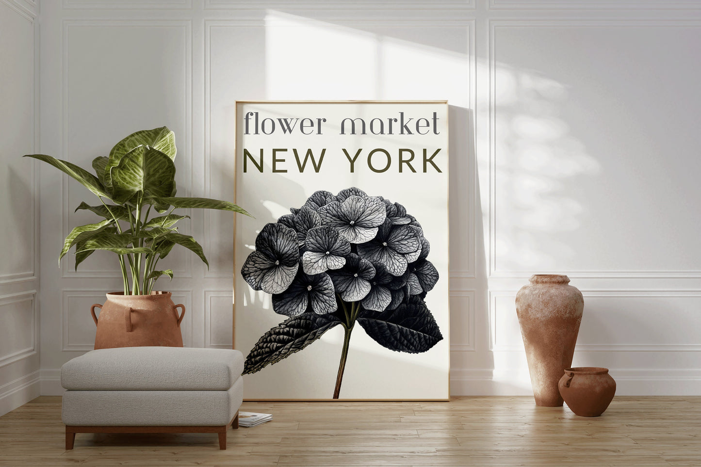 Flower Market - New York Print