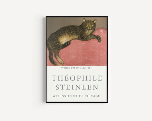 Steinlen - Cat on a Cushion