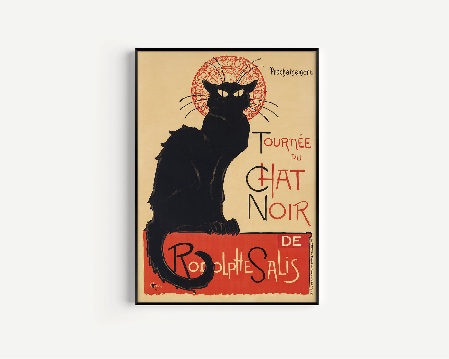 Steinlen - Chat Noir Black Cat Poster