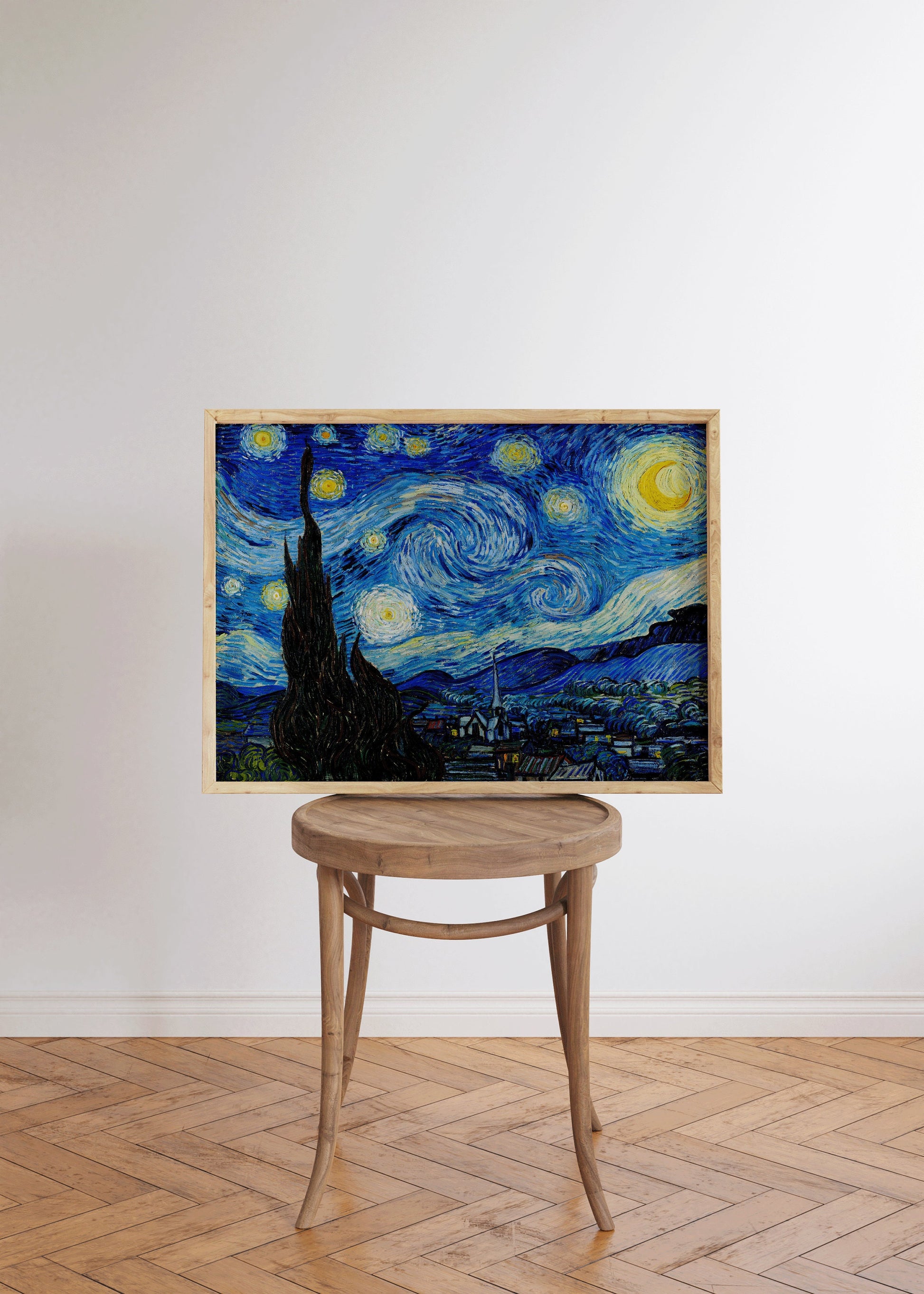 Vincent Van Gogh - Starry Night | Iconic Classic Impressionist Fine Art Print (available framed or unframed)