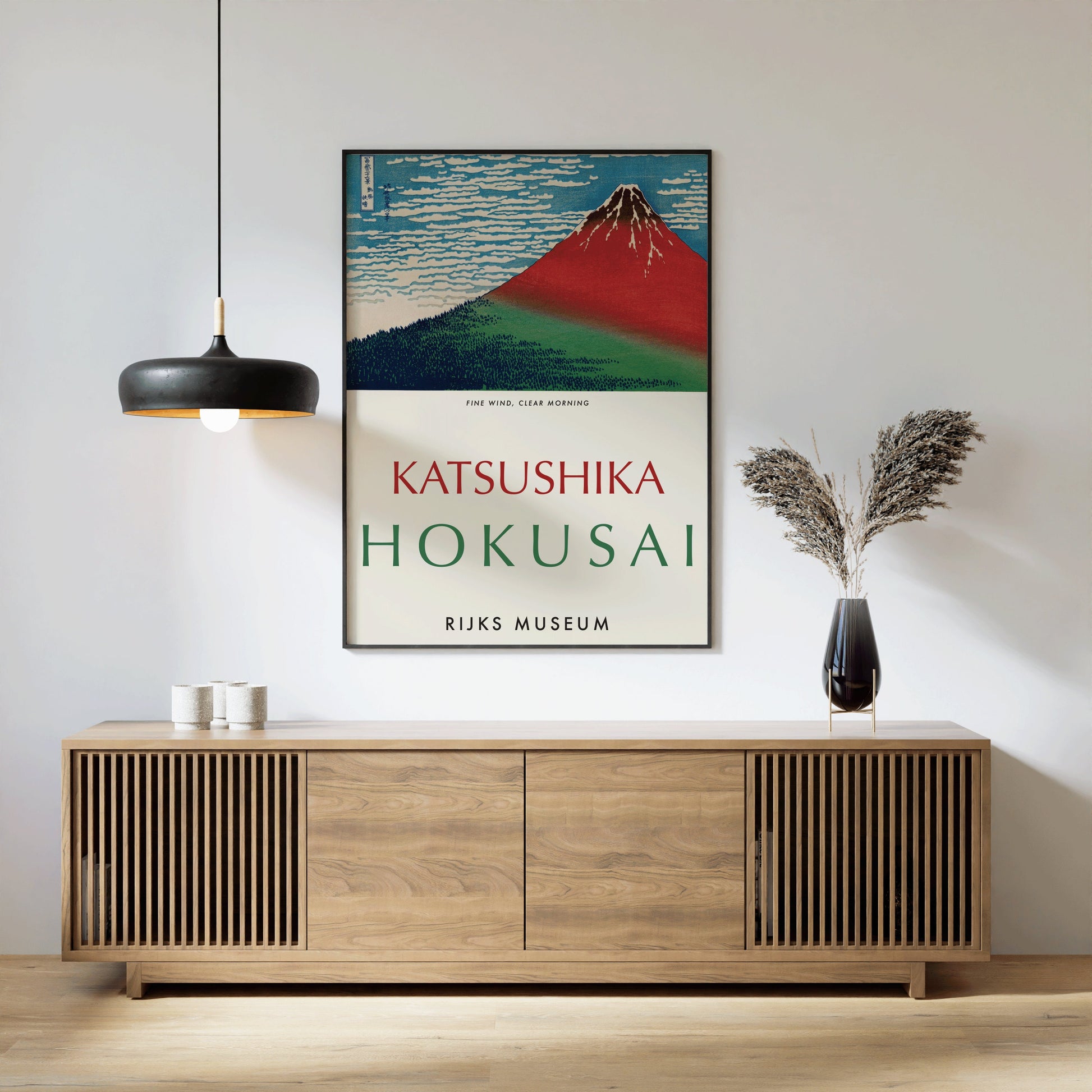 Hokusai - Fine Wind Clear Morning Poster