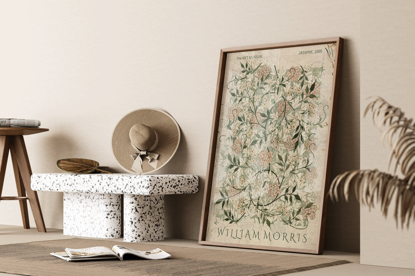 William Morris - Jasmine | Vintage Botanical Art (available framed or unframed)