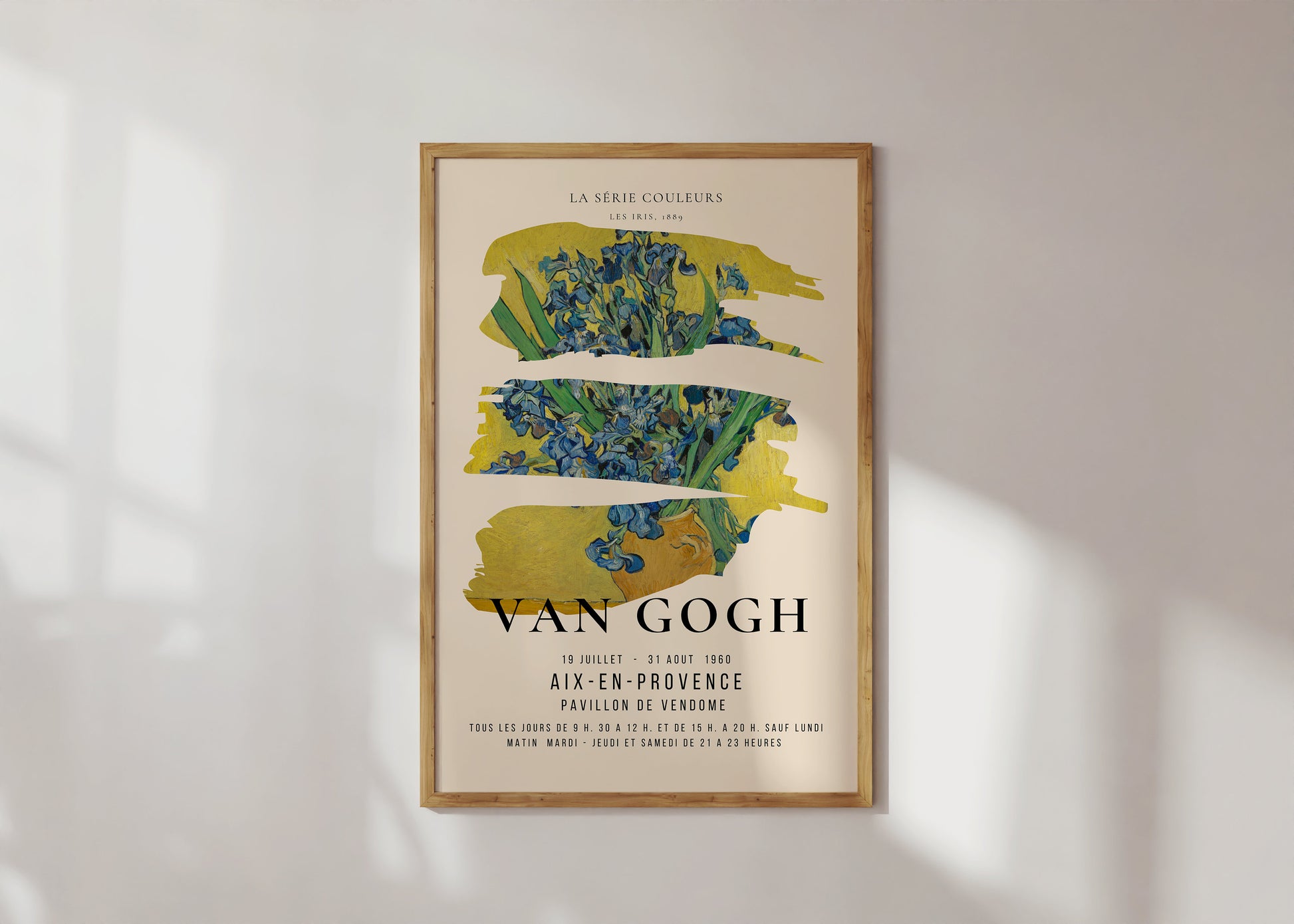 Van Gogh - Colour Series Irises Exhibition Museum Poster