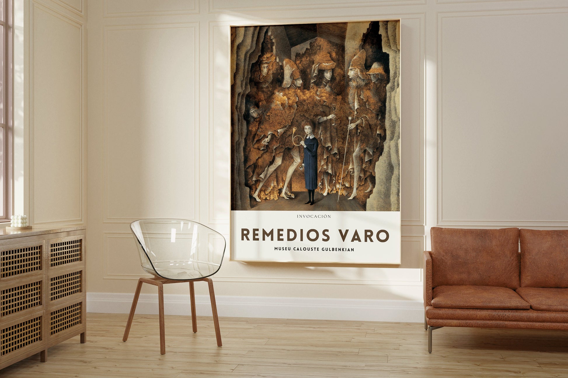 Remedios Varo The Invocation Fine Surreal Art Famous Mexican Iconic Painting Vintage Ready to hang Framed Home Office Decor Print Gift Idea