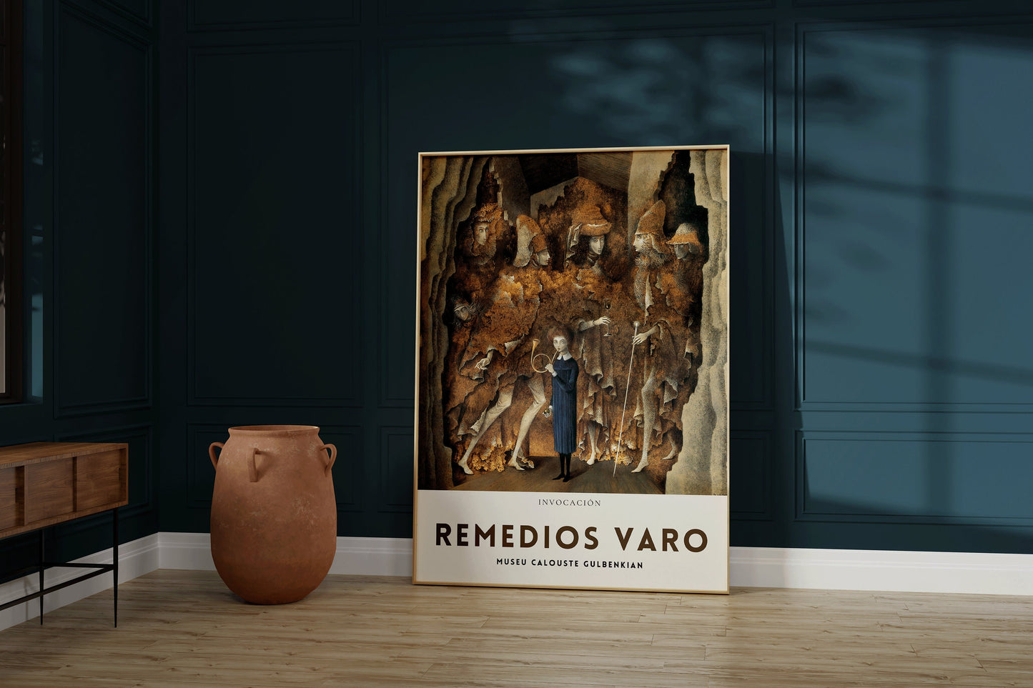 Remedios Varo The Invocation Fine Surreal Art Famous Mexican Iconic Painting Vintage Ready to hang Framed Home Office Decor Print Gift Idea