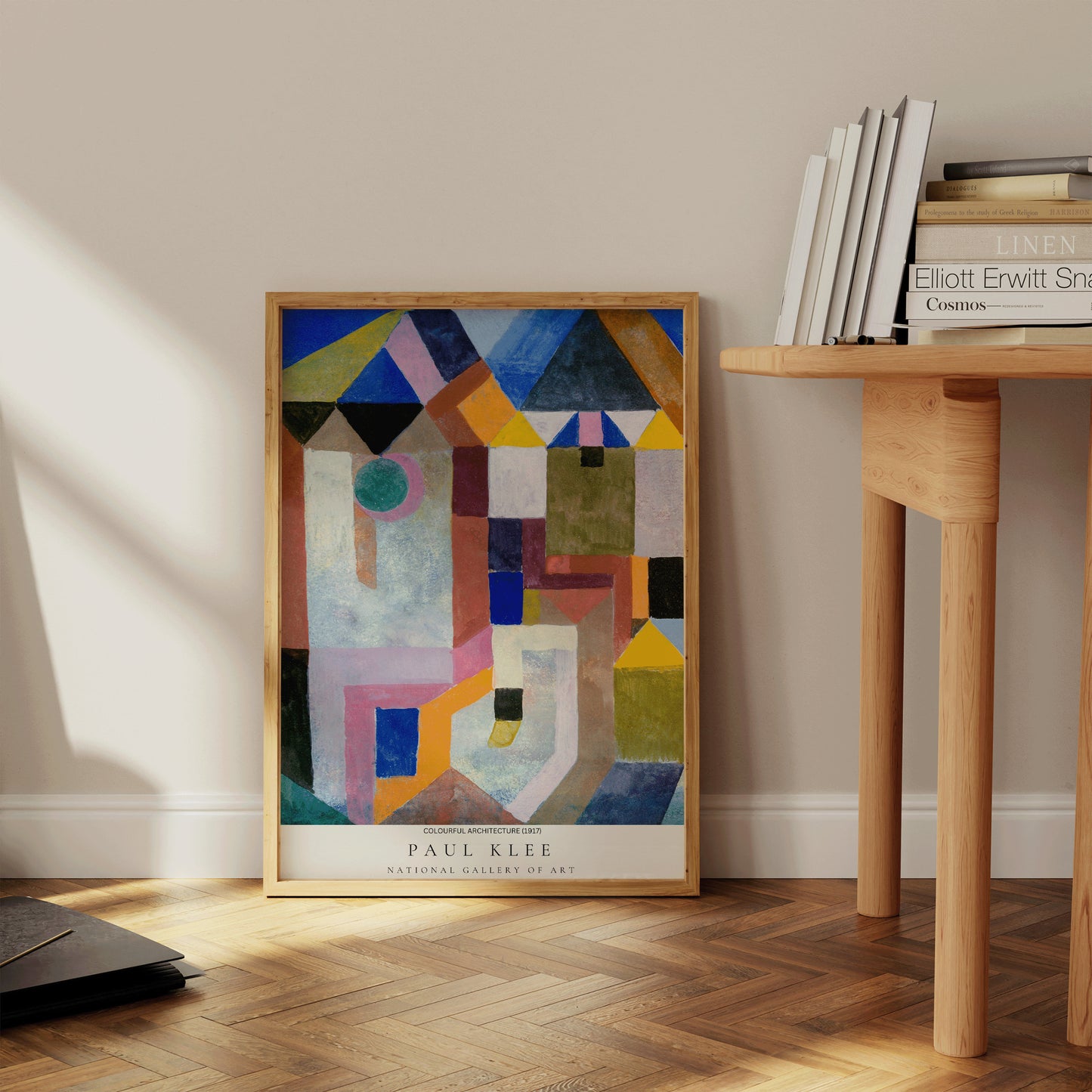 Paul Klee COLOURFUL ARCHITECTURE Poster Bauhaus Exhibition Poster Abstract Gallery Print Framed Ready to Hang Home Office Decor Museum Print