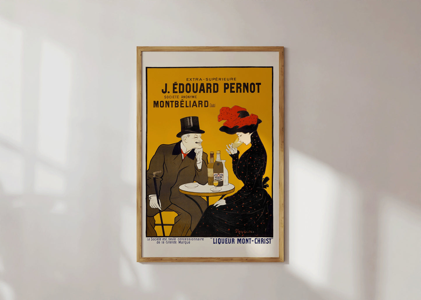 Liquor Monte Cristo Leonetto Cappiello Poster Vintage Art Nouveau Poster Print Advertisement Retro Decor Framed Ready to Hang Unique Gift