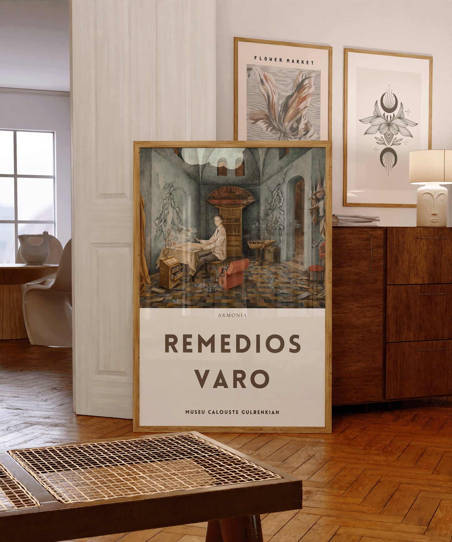 Remedios Varo Armonía Fine Surreal Art Famous Mexican Iconic Painting Vintage Ready to hang Framed Home Office Decor Print Gift Idea