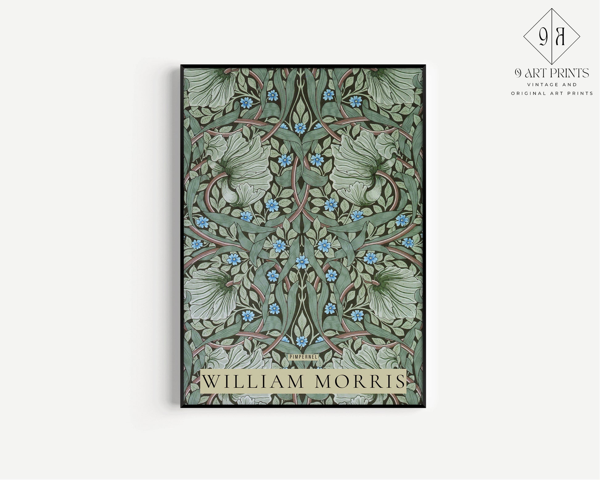 William Morris - Pimpernel | Vintage Floral Art (available framed or unframed)