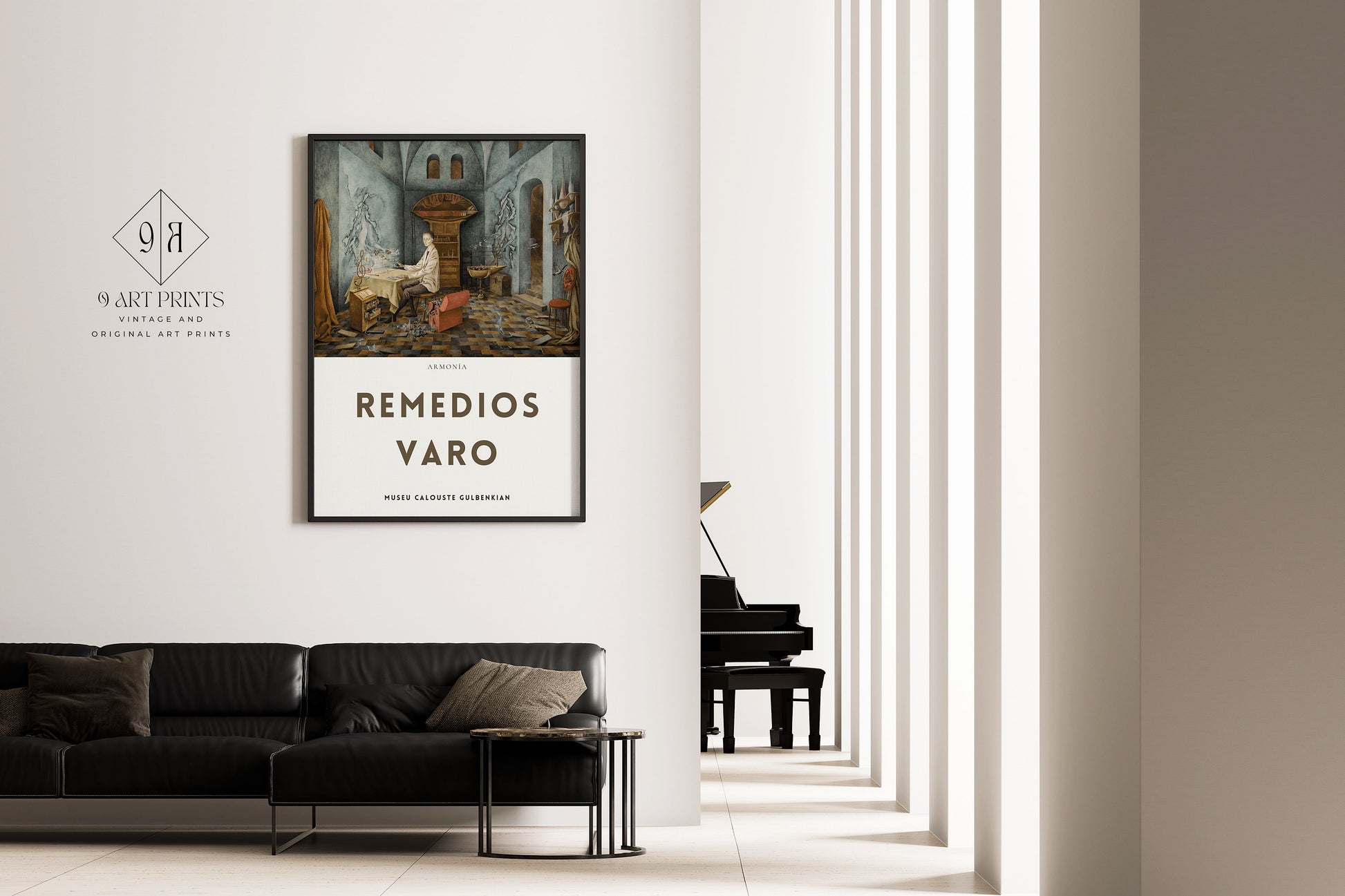 Remedios Varo Armonía Fine Surreal Art Famous Mexican Iconic Painting Vintage Ready to hang Framed Home Office Decor Print Gift Idea