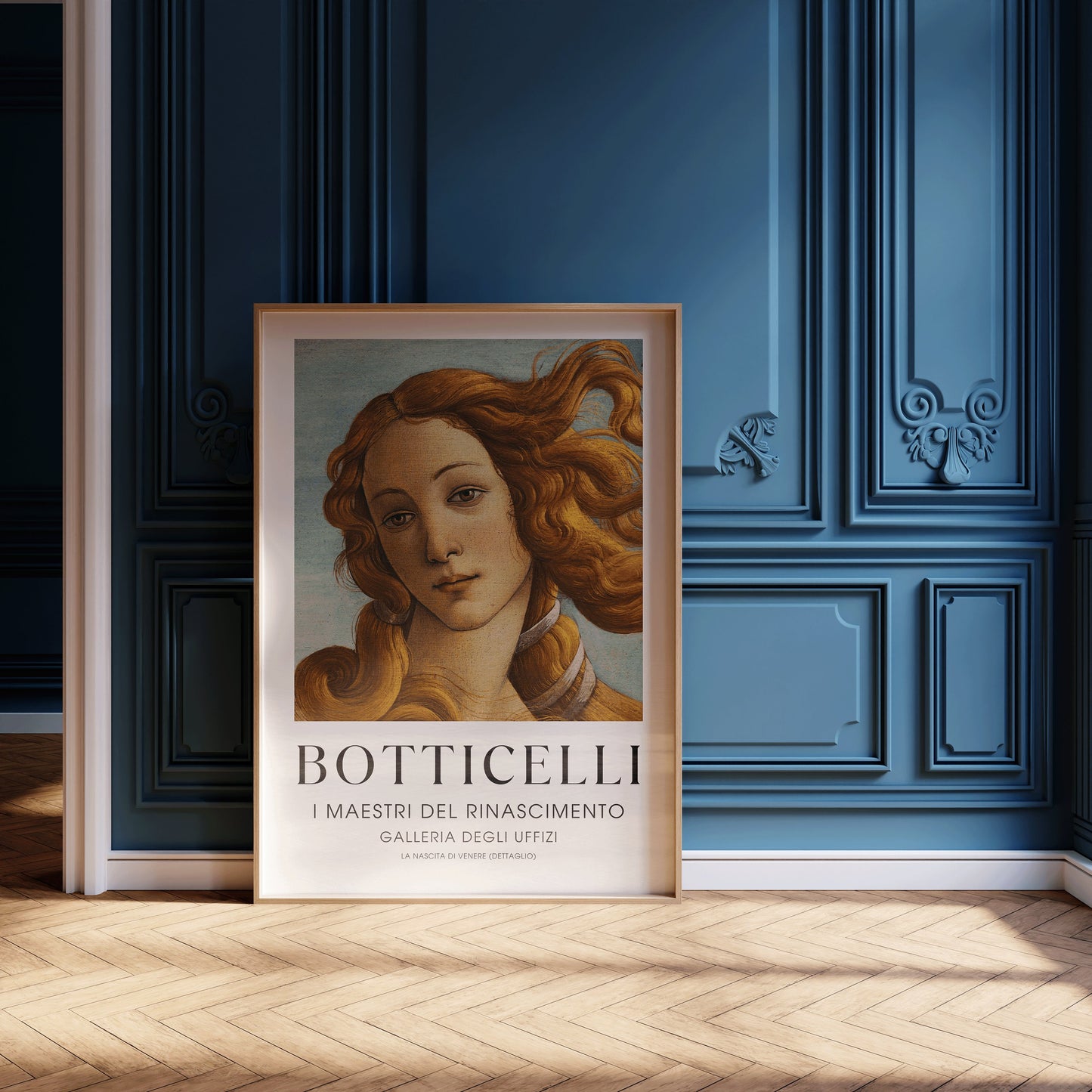 Framed Botticelli Venus Print Fine Art Poster Birth of Venus Renaissance Iconic Classic Vintage Painting Ready to hang Home Office Decor