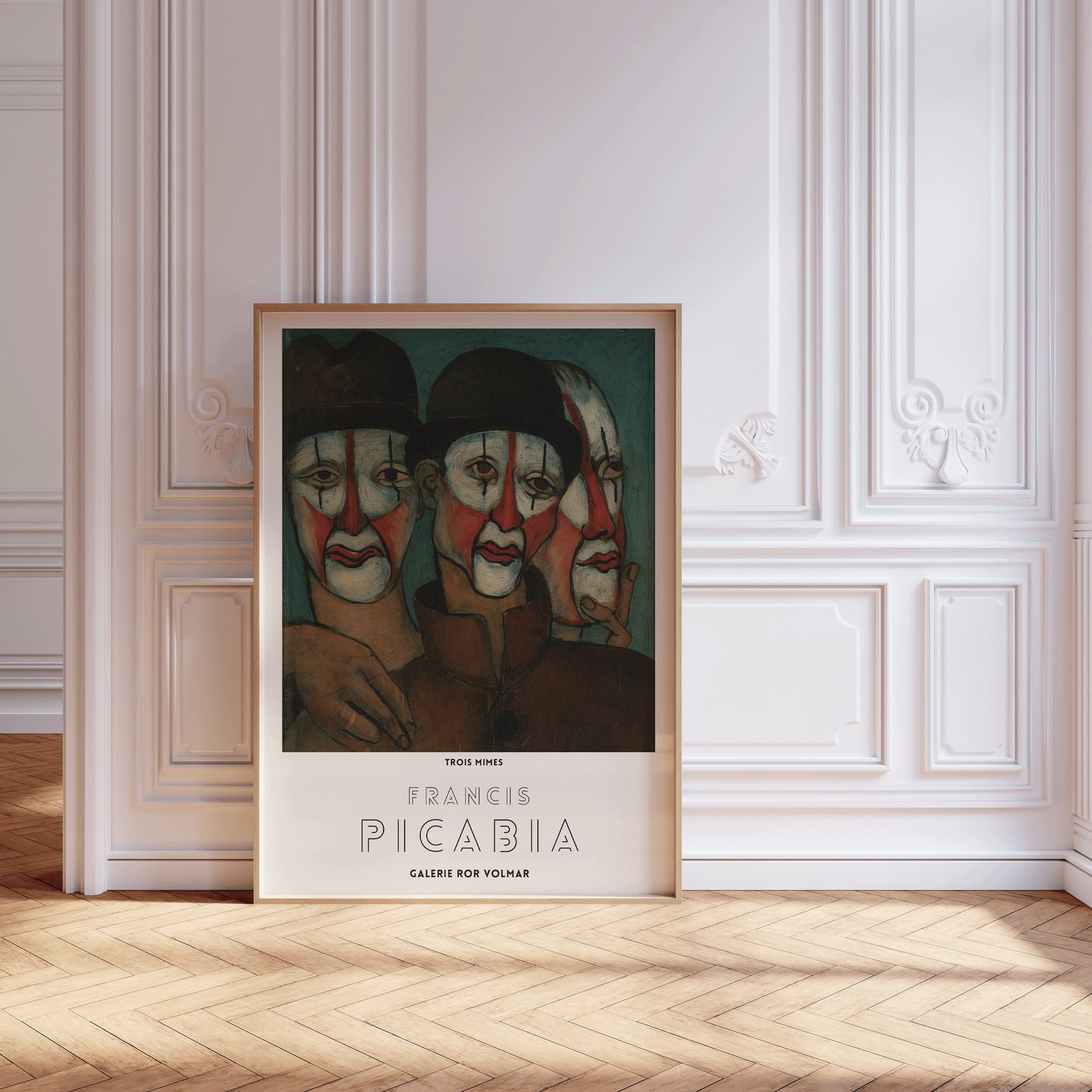 Francis Picabia - Trois Mimes | Modern Art (available framed or unframed)