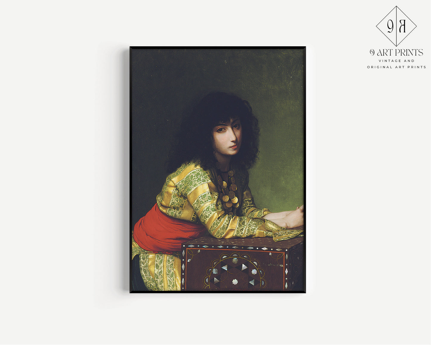 Jean-Léon Gérôme - Egyptian Girl | Orientalist Art (available framed or unframed)