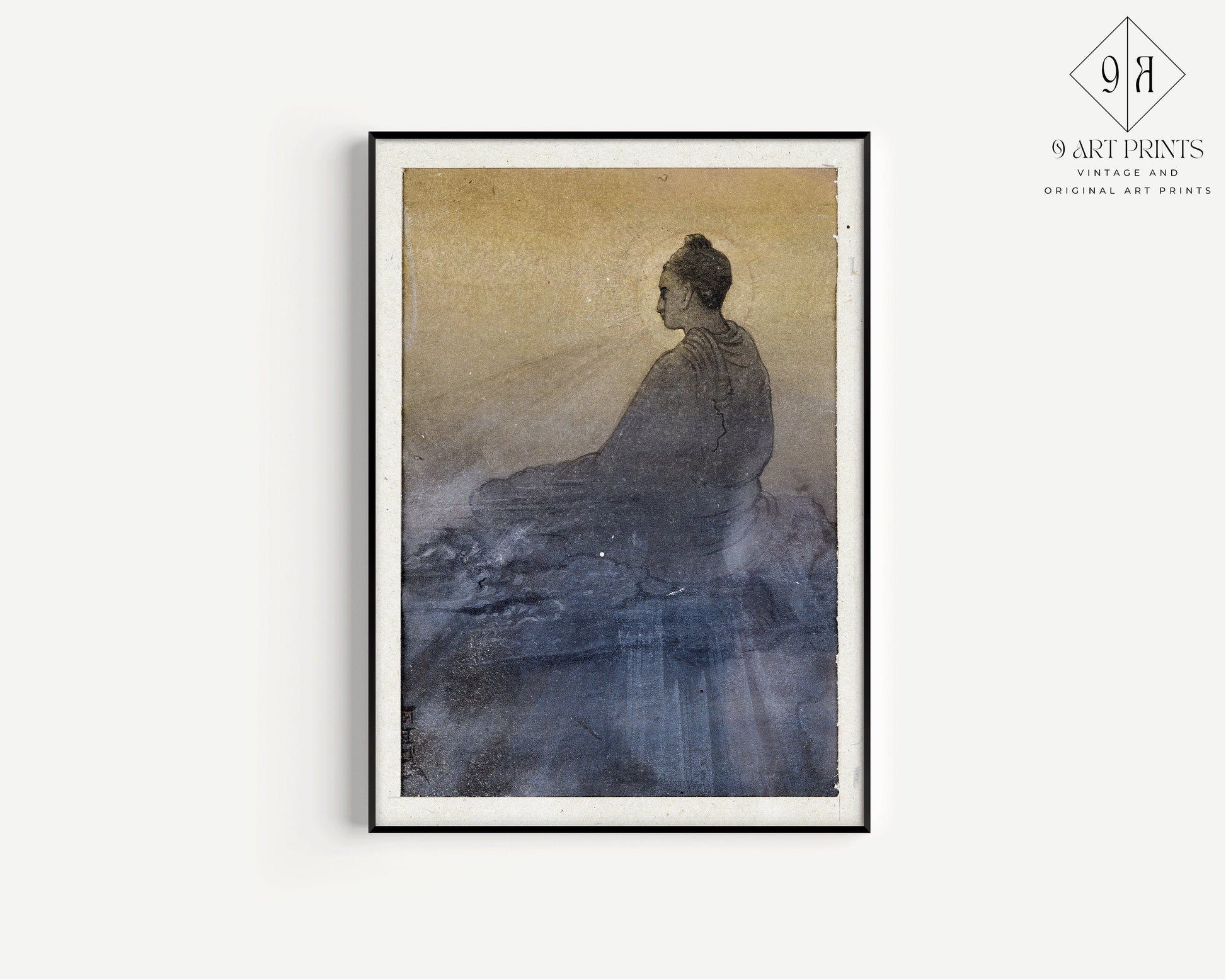 Abanindranath Tagore - The Victory of Buddha | Bengali Art (available framed or unframed)
