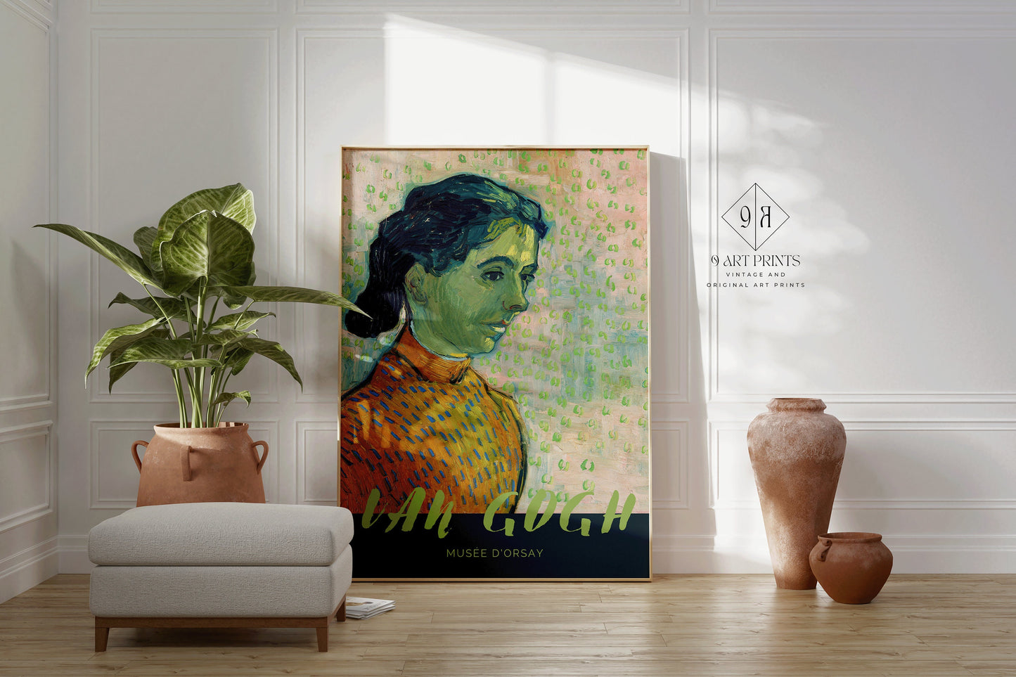Vincent Van Gogh Poster - Portrait of a Young Woman (available framed or unframed)