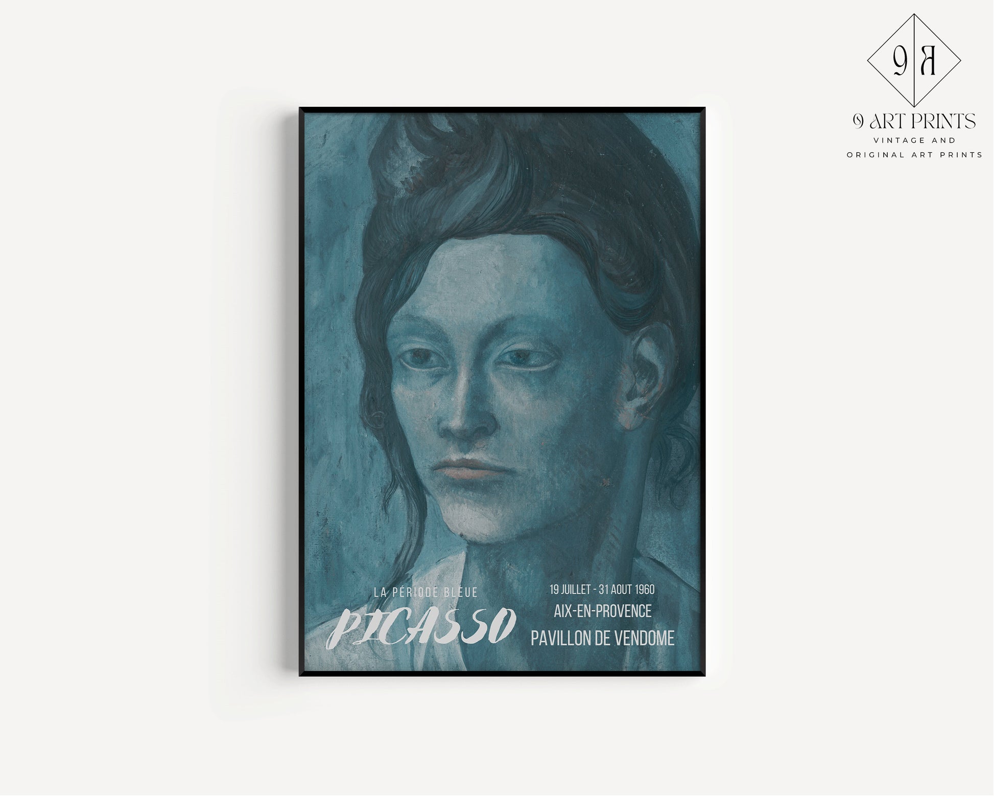 Pablo Picasso - The Blue Period | Classic Fine Art Museum Poster (available framed or unframed)