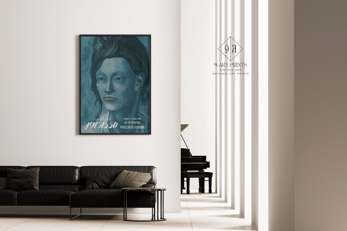 Pablo Picasso - The Blue Period | Classic Fine Art Museum Poster (available framed or unframed)
