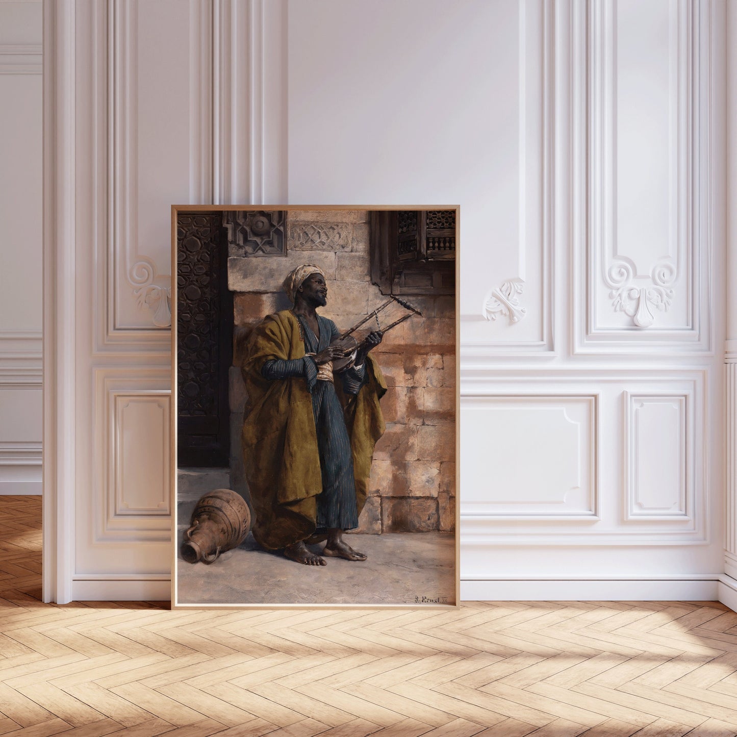 Rudolf Ernst - The Musician | Orientalist Art (available framed or unframed)