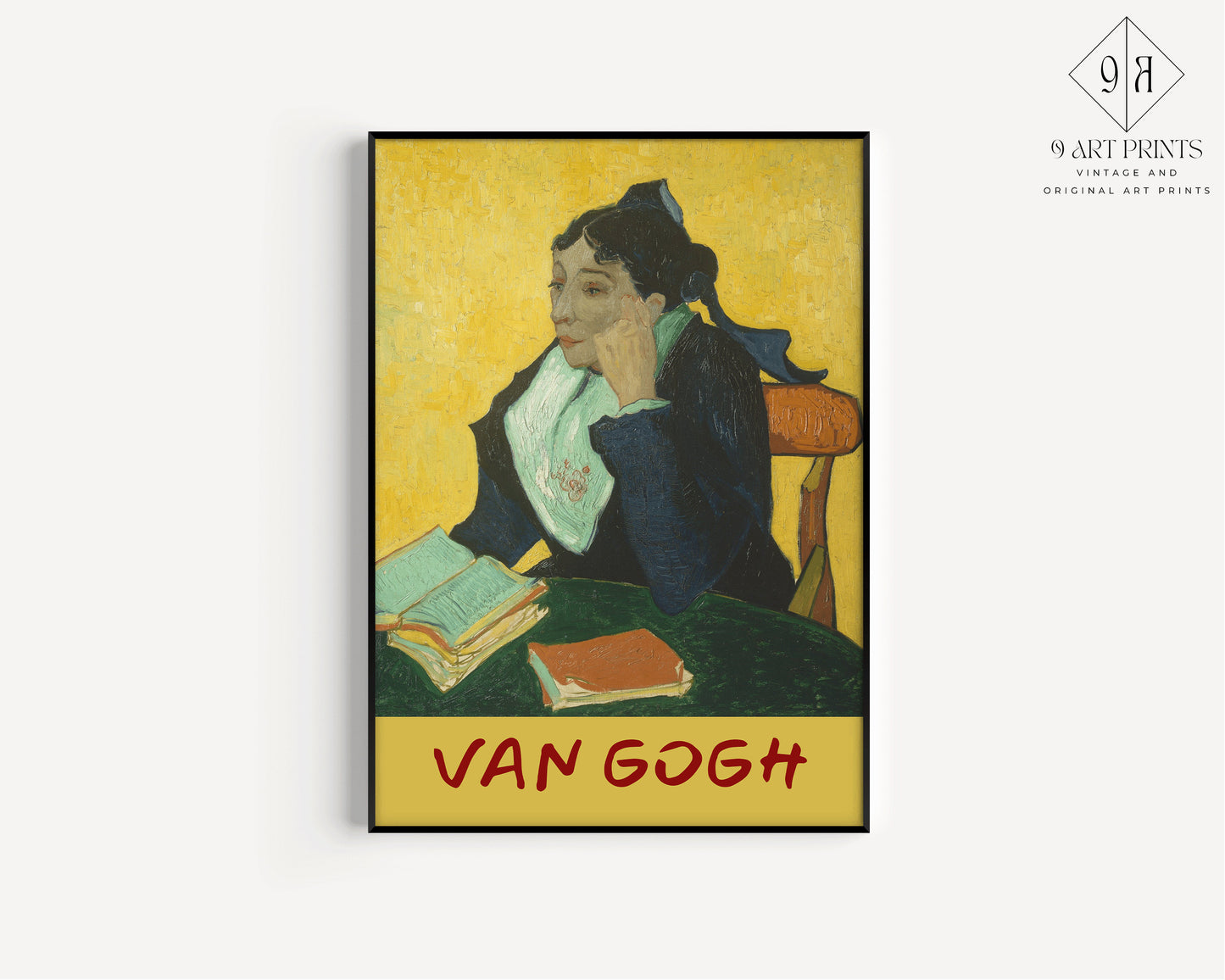 Vincent Van Gogh Poster - LArlesienne Madame Joseph-Michel Ginoux (Marie Julien, 1848–1911) (available framed or unframed)