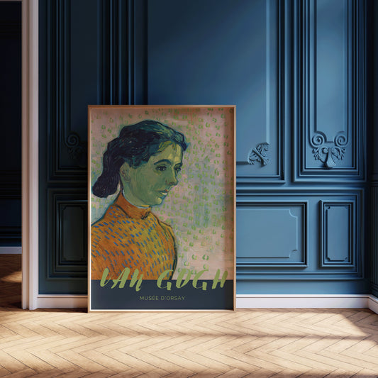 Vincent Van Gogh Poster - Portrait of a Young Woman (available framed or unframed)