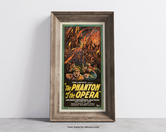 The Phantom of the Opera | Vintage Movie Poster (available framed or unframed)