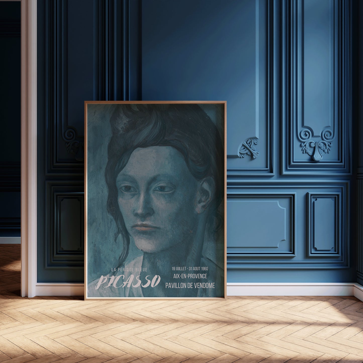 Pablo Picasso - The Blue Period | Classic Fine Art Museum Poster (available framed or unframed)