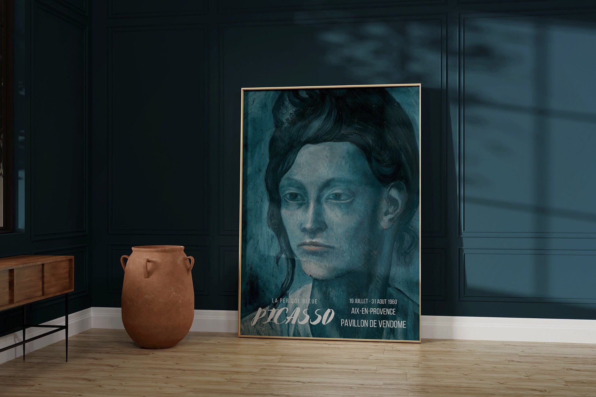 Pablo Picasso - The Blue Period | Classic Fine Art Museum Poster (available framed or unframed)