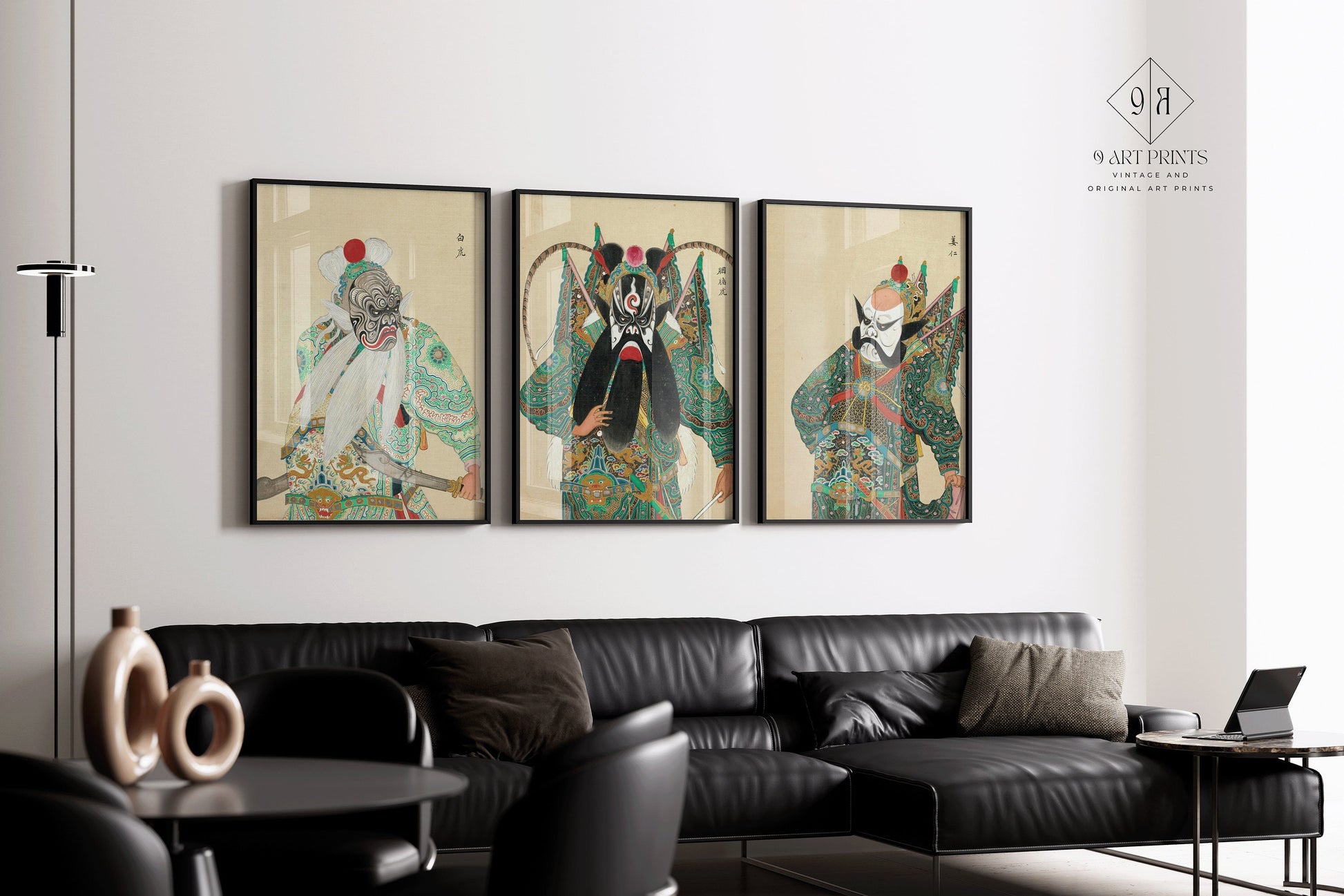 Set of 3 Peking Opera Art | Classic Chinese Art (available framed or unframed)