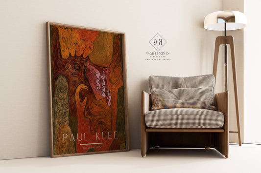 Paul Klee - DRYADS | Neutral Modern Exhibition Poster (available framed or unframed)