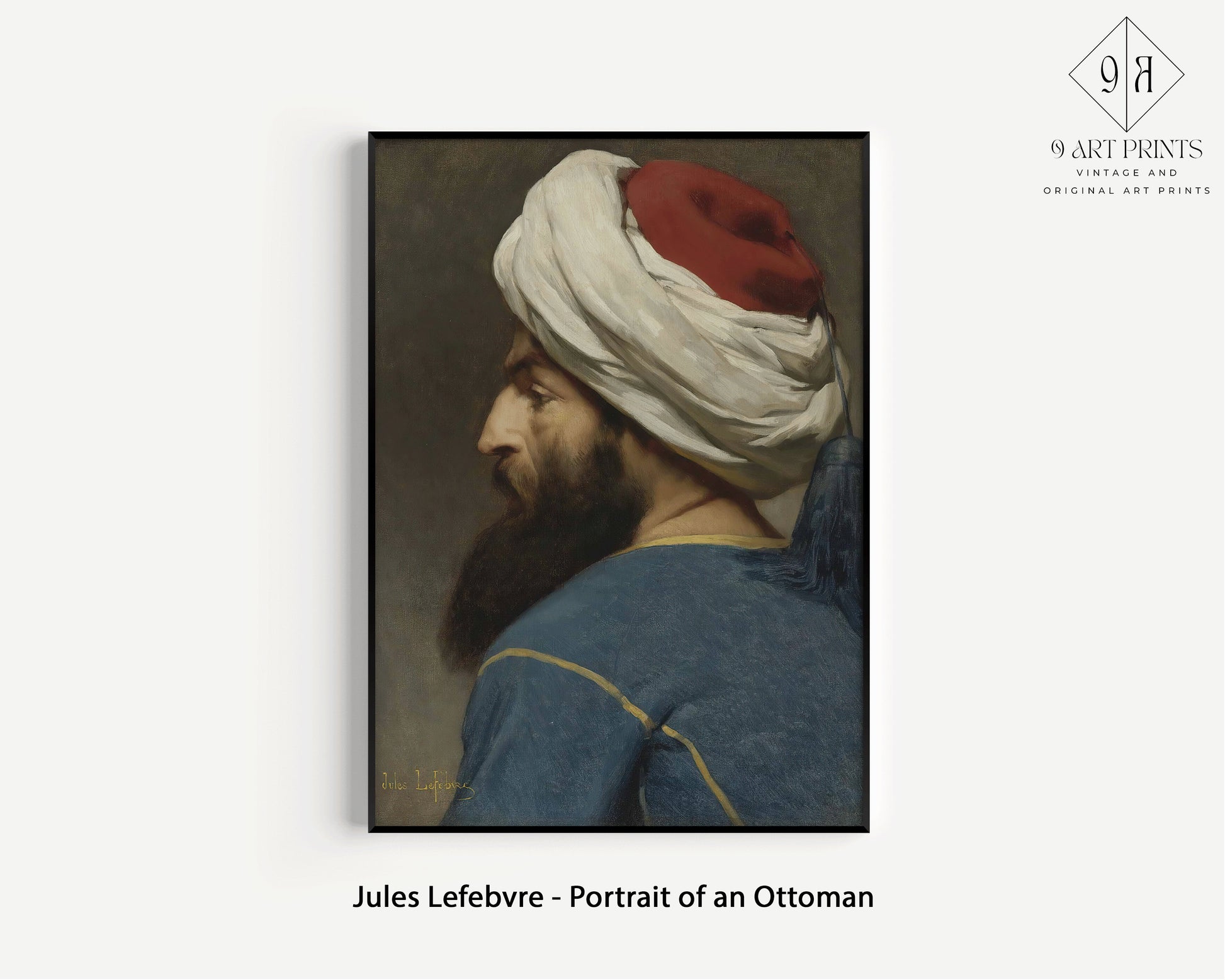 Gallery Wall Set of 9 Orientalist Art Prints | Jean-Leon Gerome, Rudolf Ernst and Jules Lefebvre (available framed or unframed)