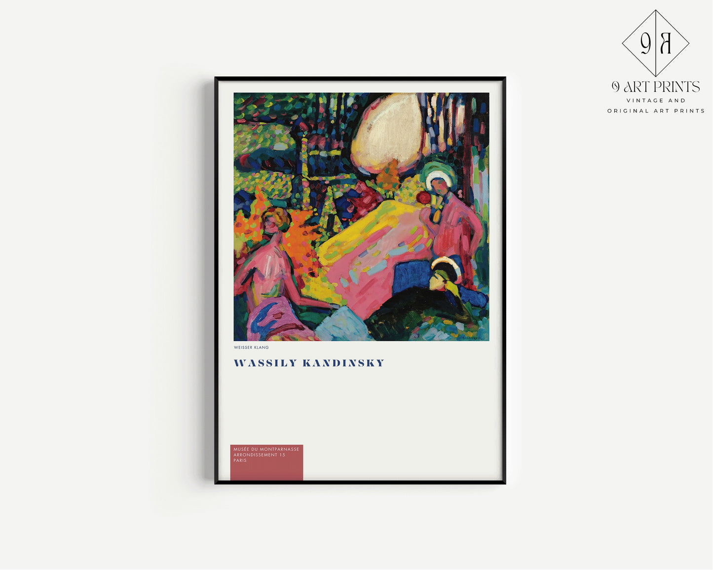 Wassily Kandinsky - White Noise (Weisser Klang) | Modern Abstract Art (available framed or unframed)