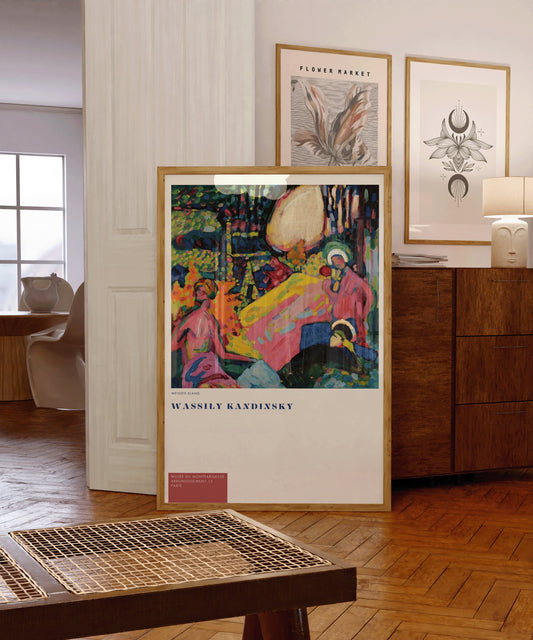 Wassily Kandinsky - White Noise (Weisser Klang) | Modern Abstract Art (available framed or unframed)