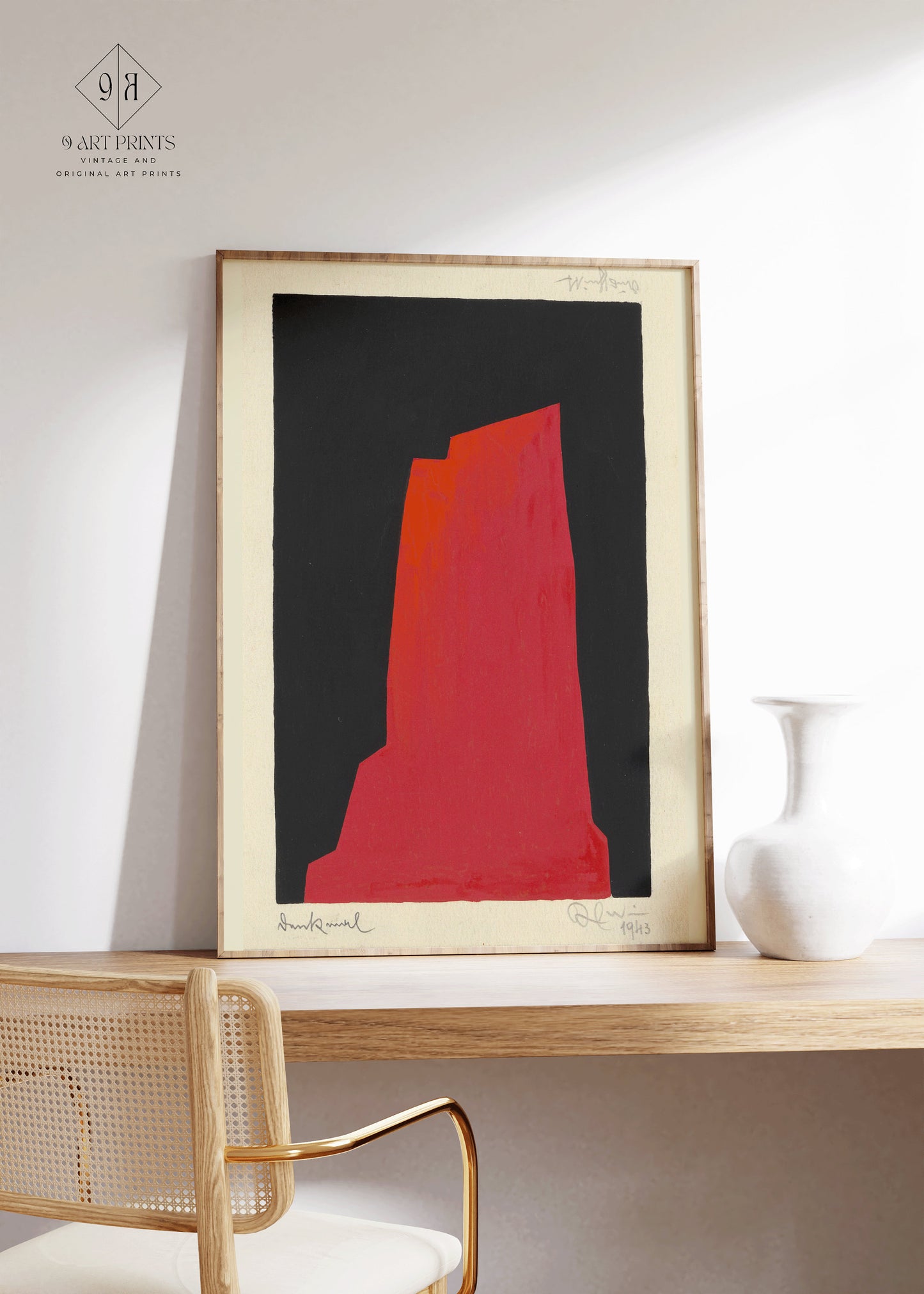 Karl Weiner - Monument | Modern Abstract Art (available framed or unframed)