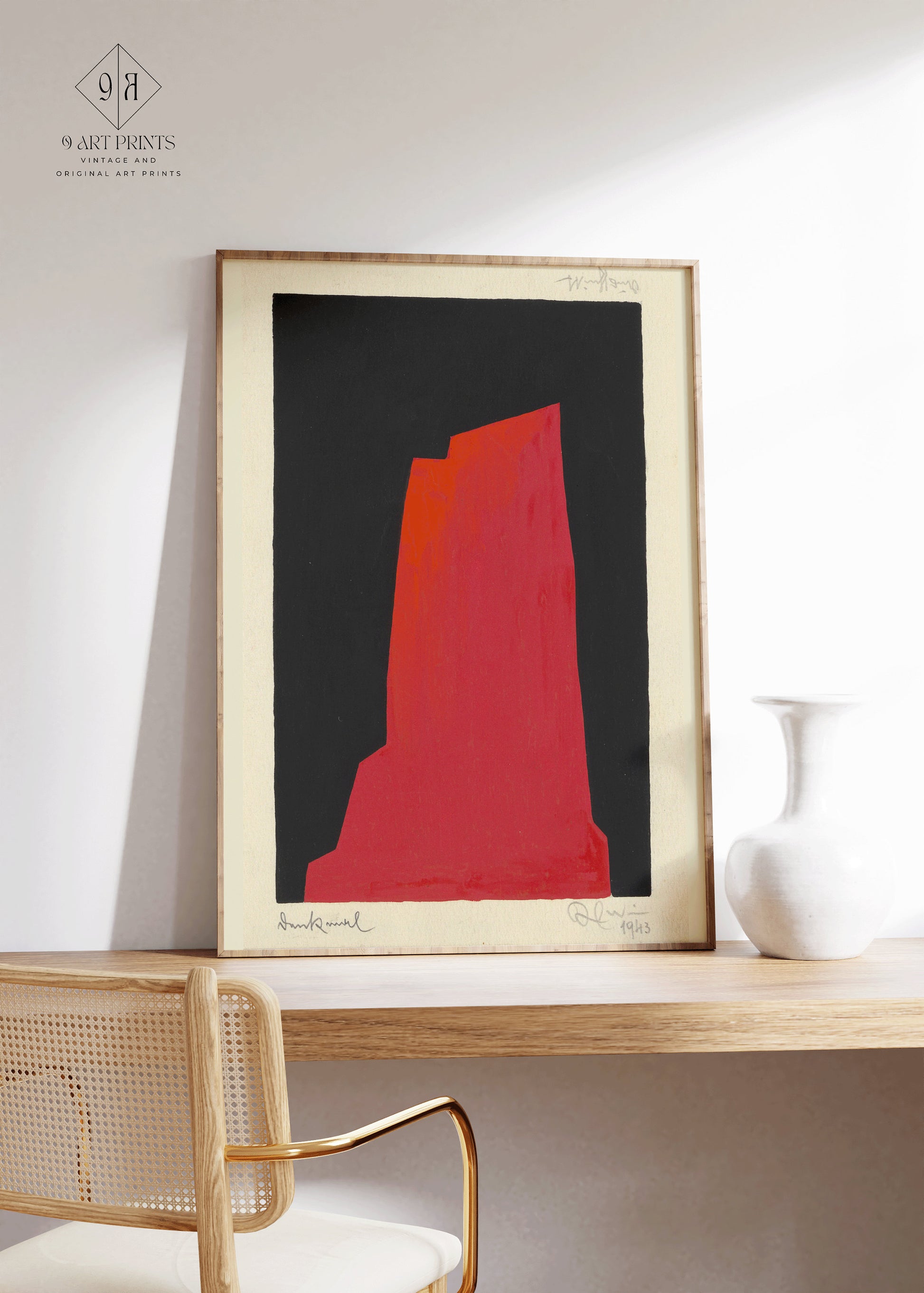 Karl Weiner - Monument | Modern Abstract Art (available framed or unframed)