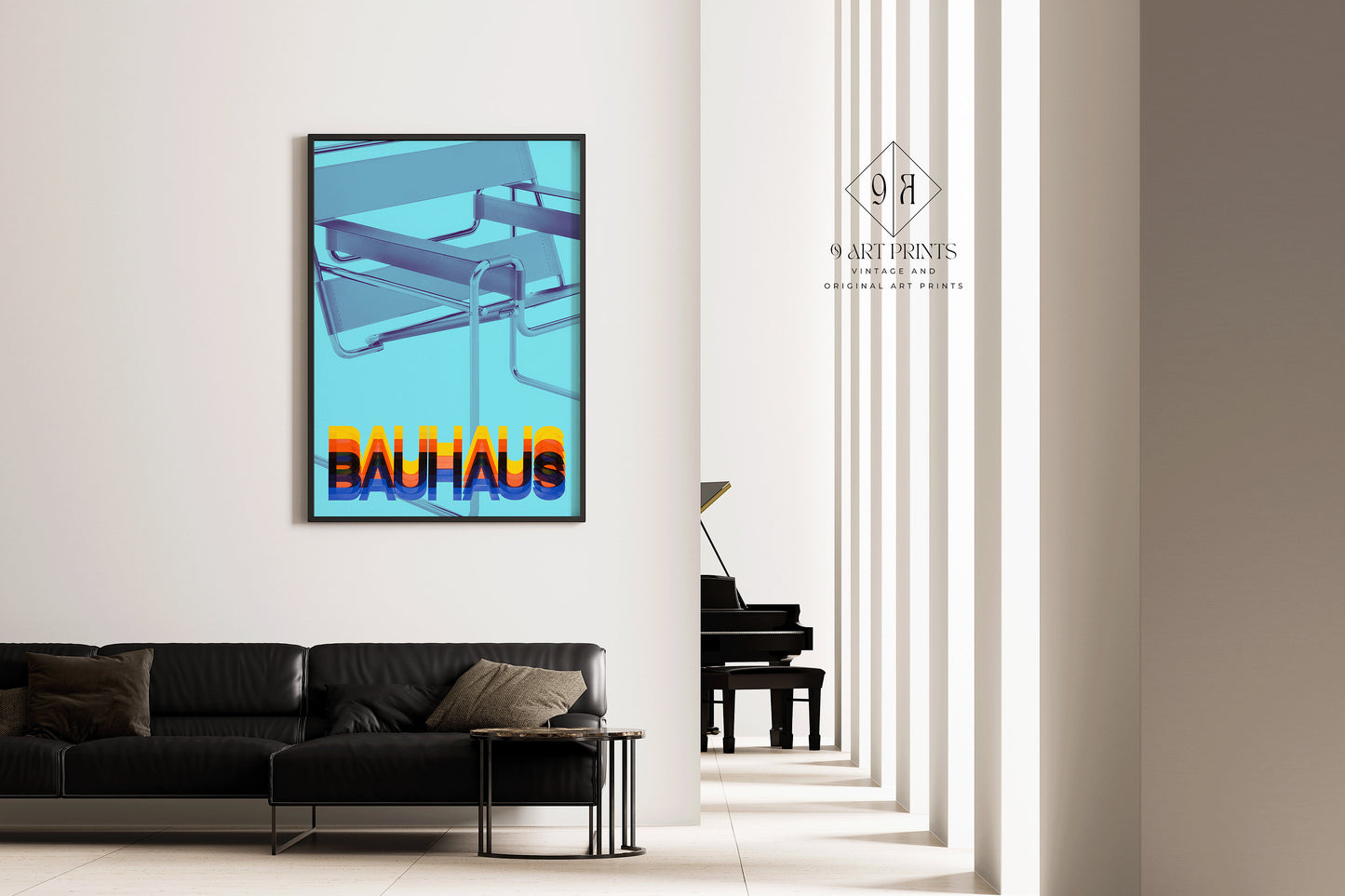 The Chair | Vintage Bauhaus Exhibition Poster Color Pop Andy Warhol Style (available framed or unframed)
