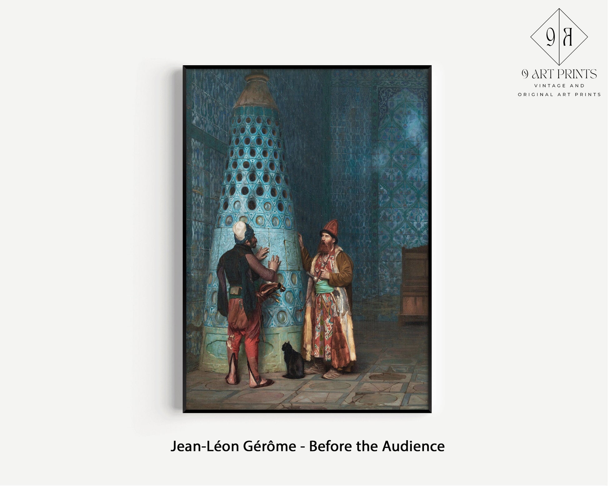 Gallery Wall Set of 9 Orientalist Art Prints | Jean-Leon Gerome, Rudolf Ernst and Jules Lefebvre (available framed or unframed)
