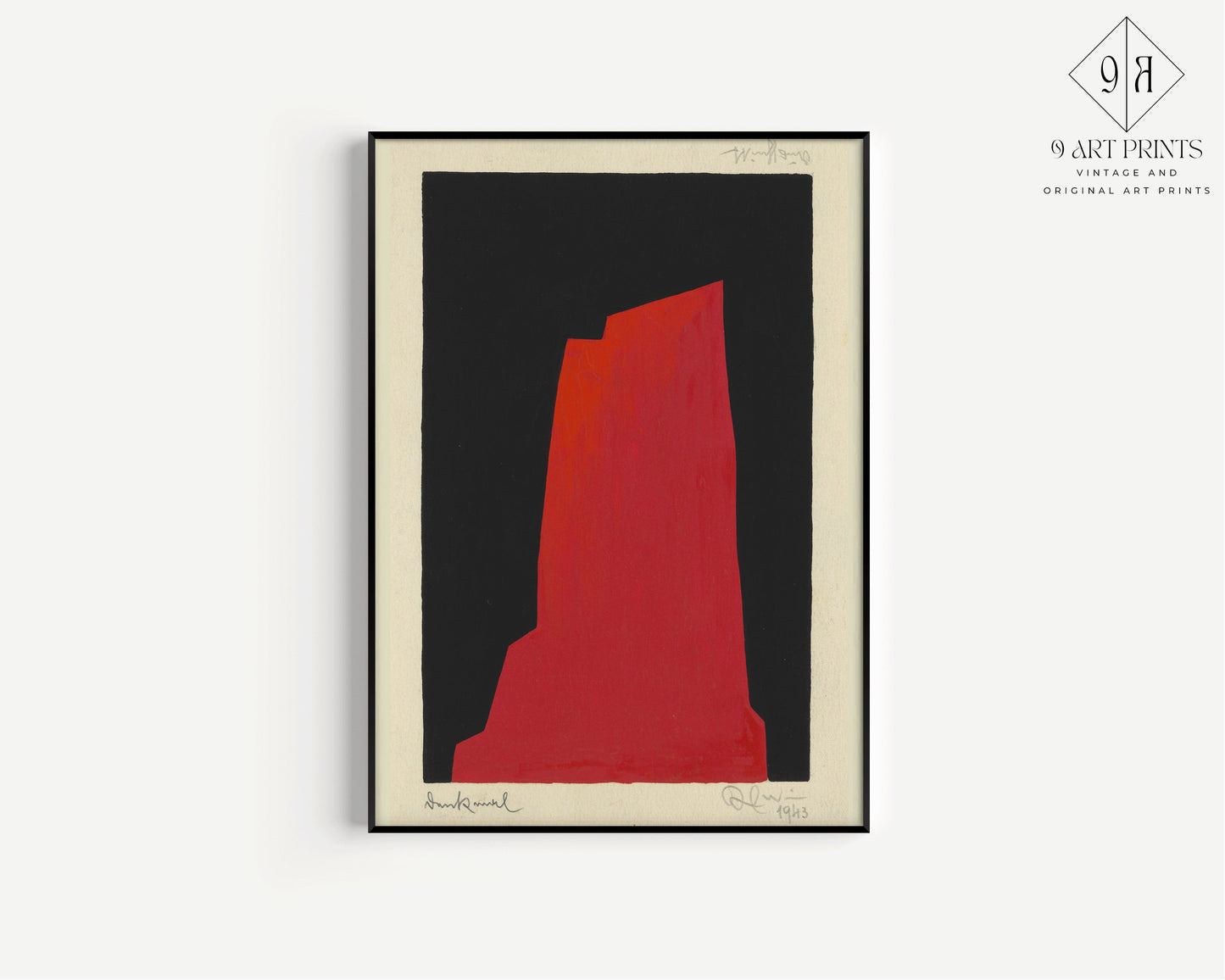 Karl Weiner - Monument | Modern Abstract Art (available framed or unframed)