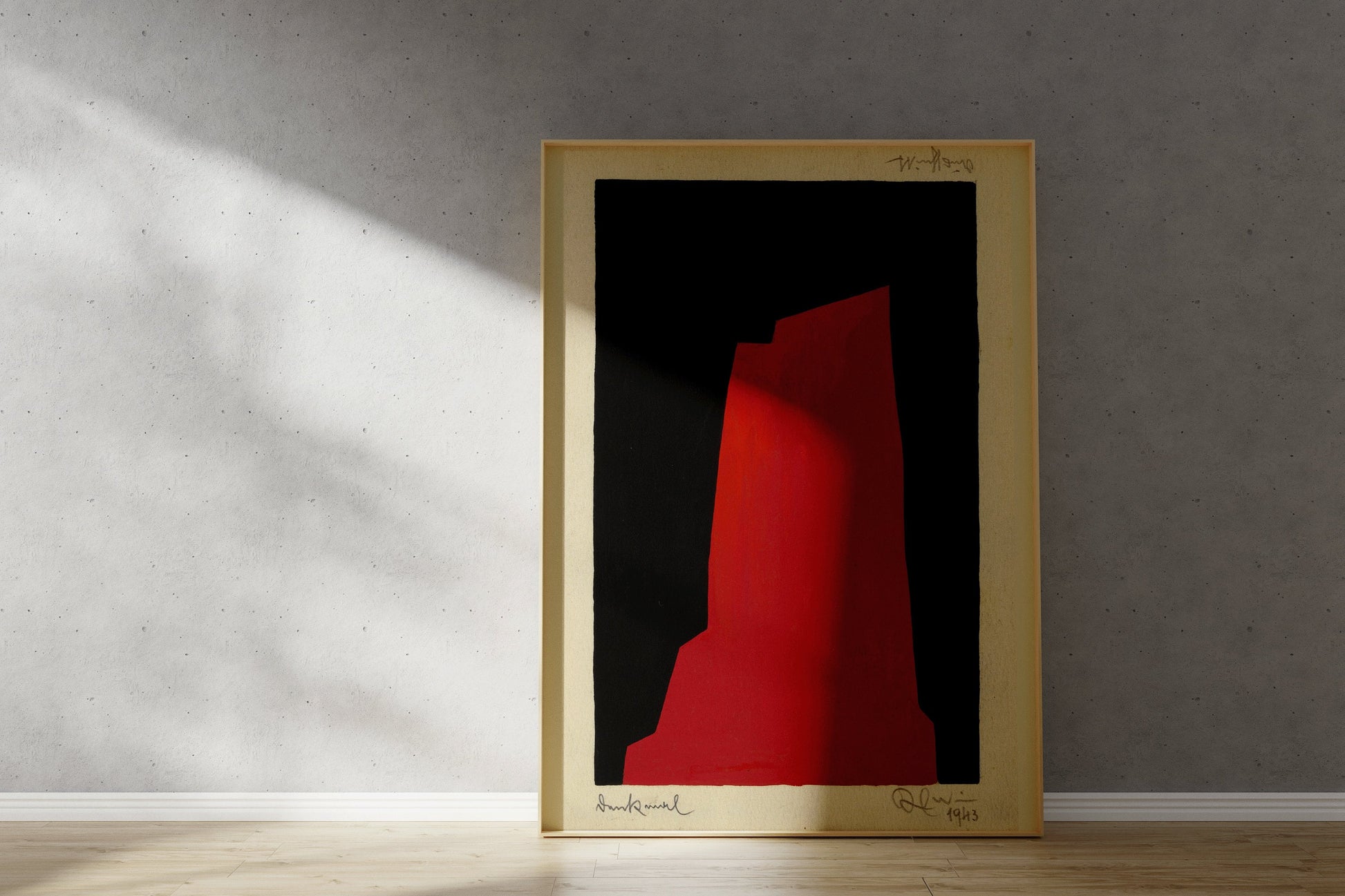 Karl Weiner - Monument | Modern Abstract Art (available framed or unframed)