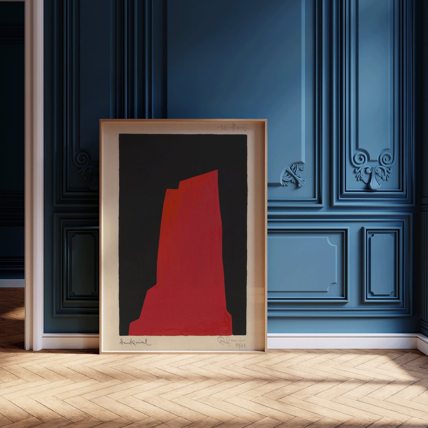 Karl Weiner - Monument | Modern Abstract Art (available framed or unframed)