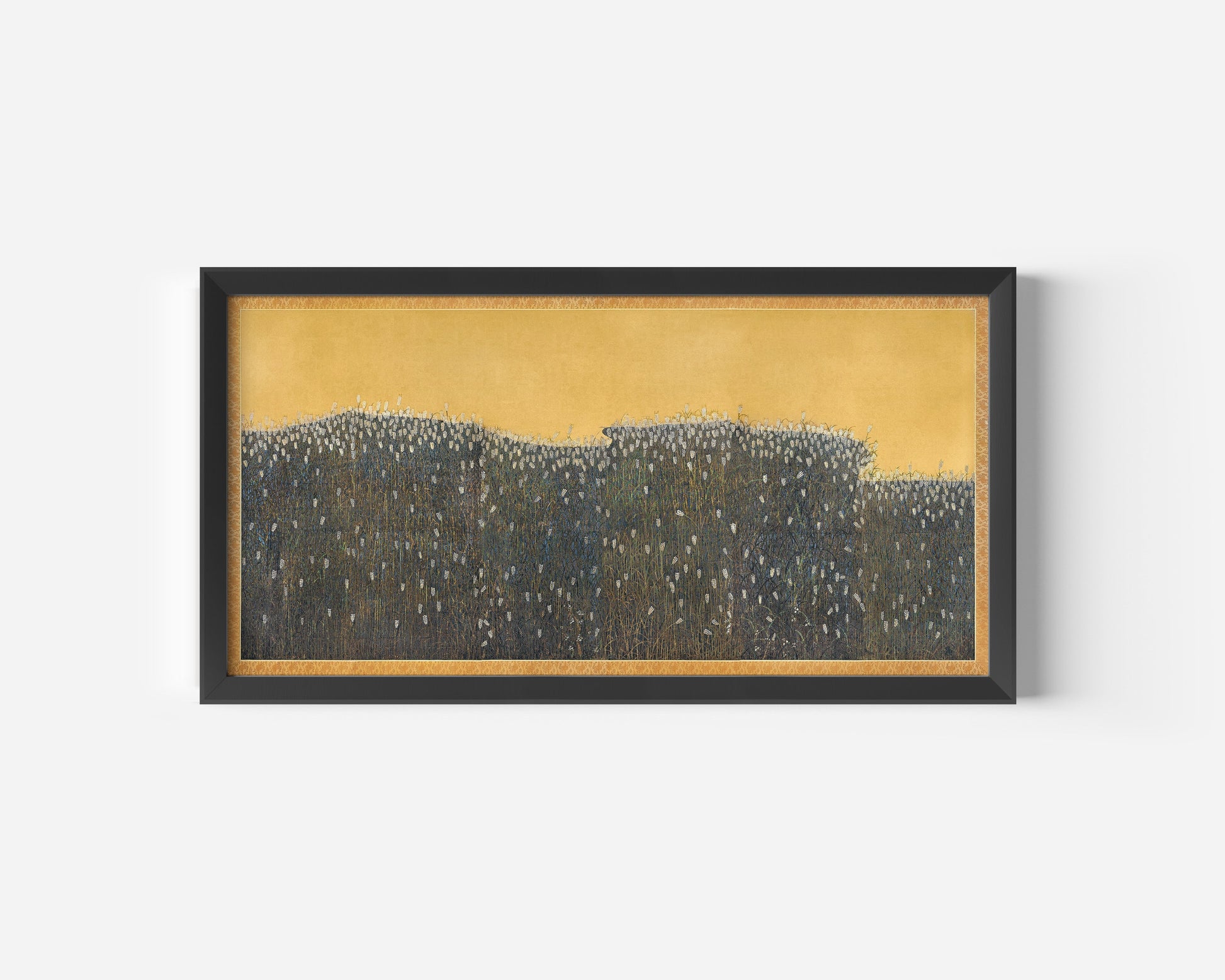 Barley Field - Vintage 17th Century European Art by Anonymous | Classic Wide Panoramic Art (available framed or unframed)