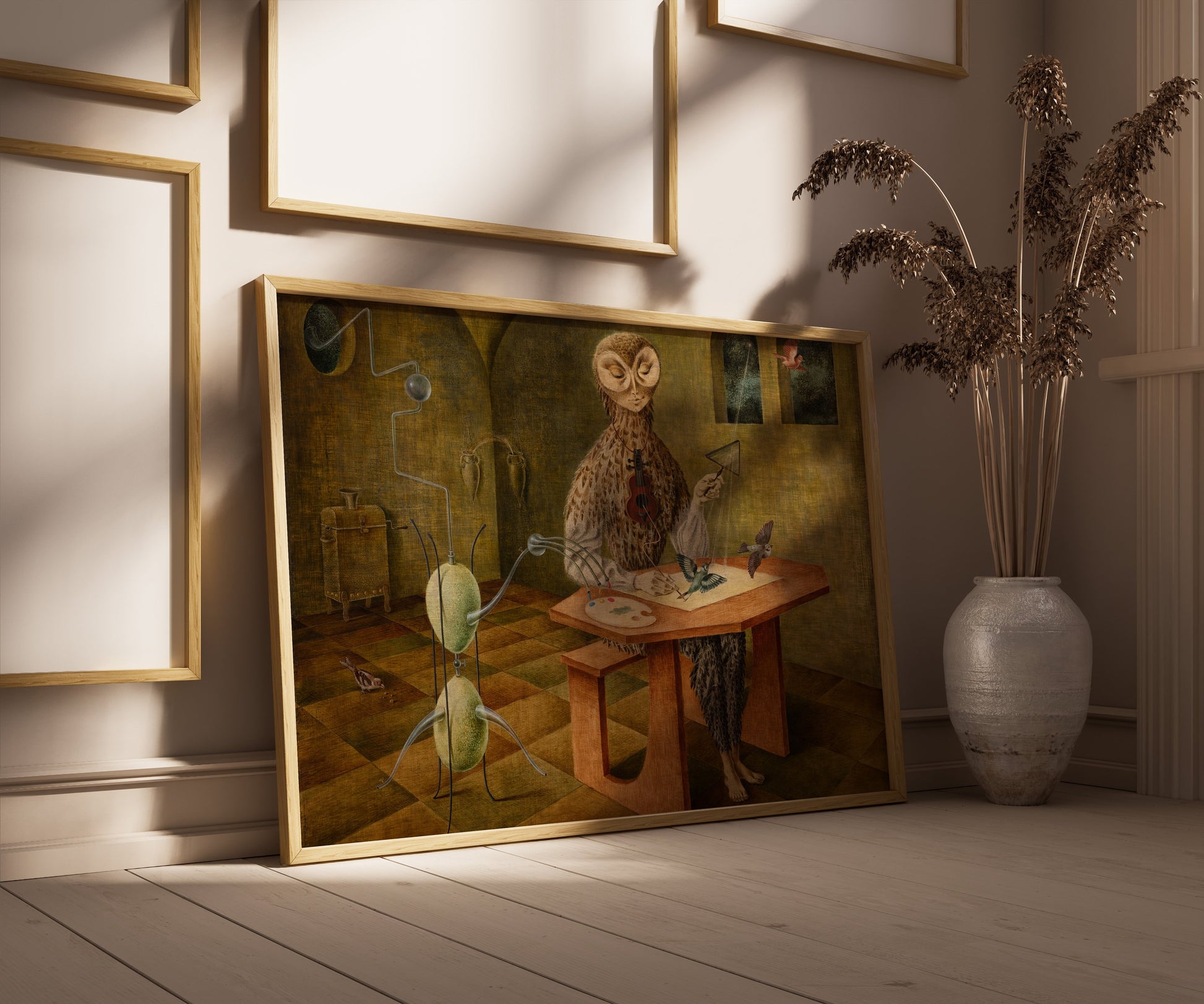 Remedios Varo - The Creation of the Birds | Vintage Surreal Art Spanish Artist (available framed or unframed)